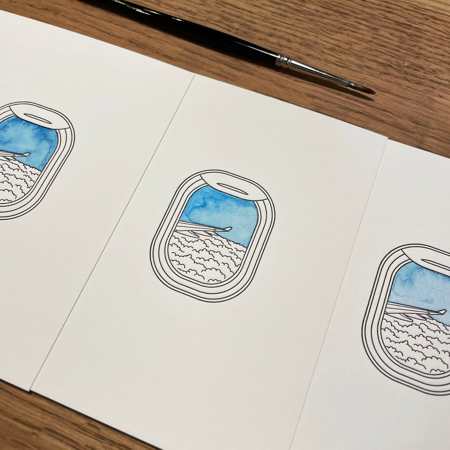 Green Bird Press • Up in the Clouds Card