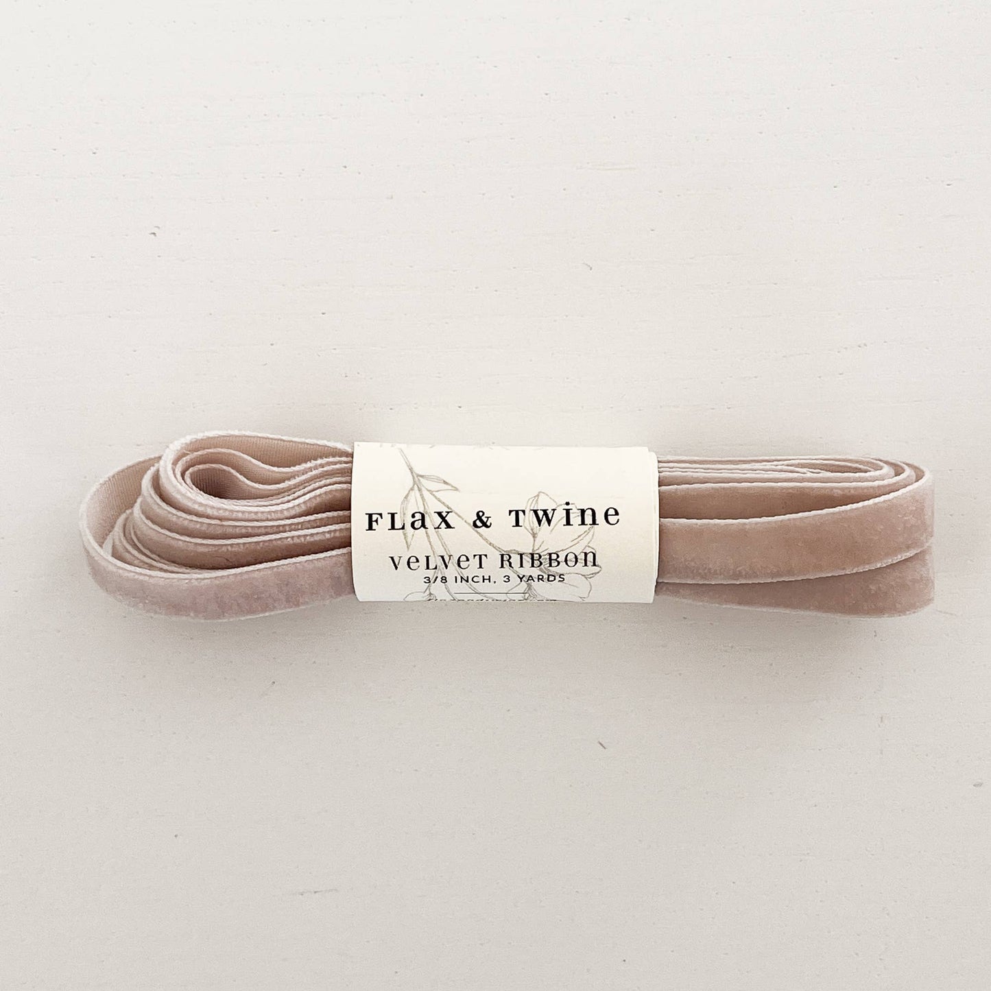 Flax & Twine • Velvet Ribbon (6 colors)