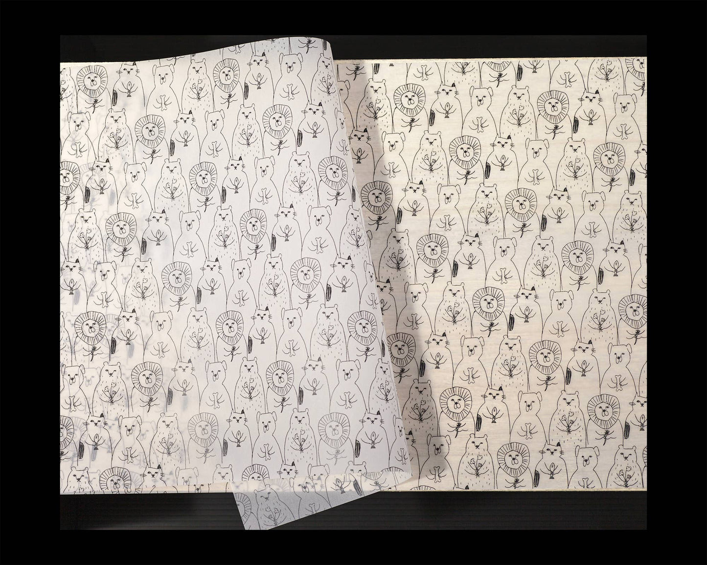 Regaro Papiro • Animals Tracing Wrap Paper