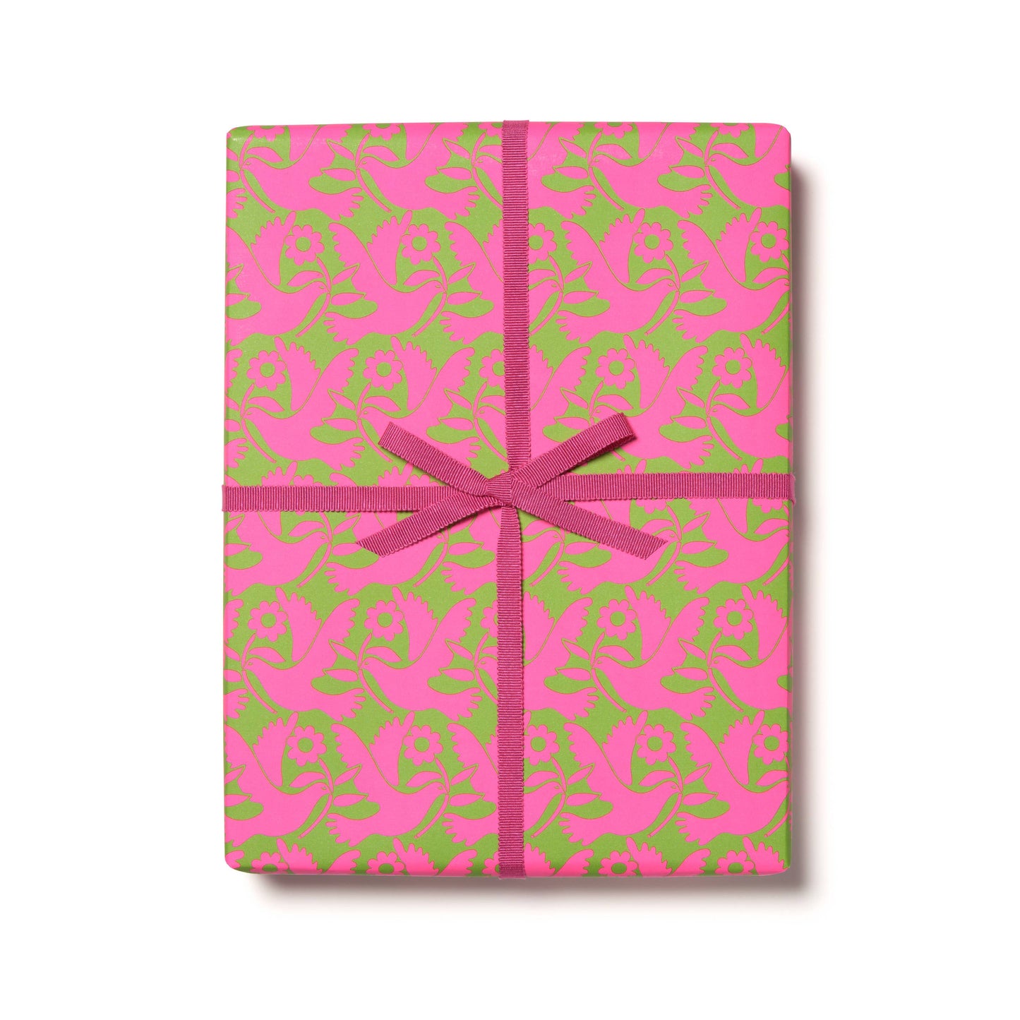 Red Cap Cards • Neon Doves Wrapping Paper
