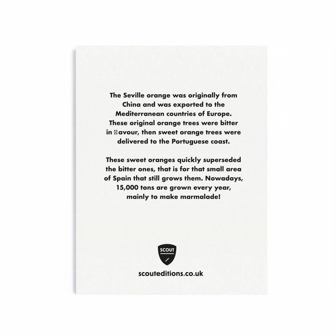 Scout Editions • Seville Oranges Mini Card