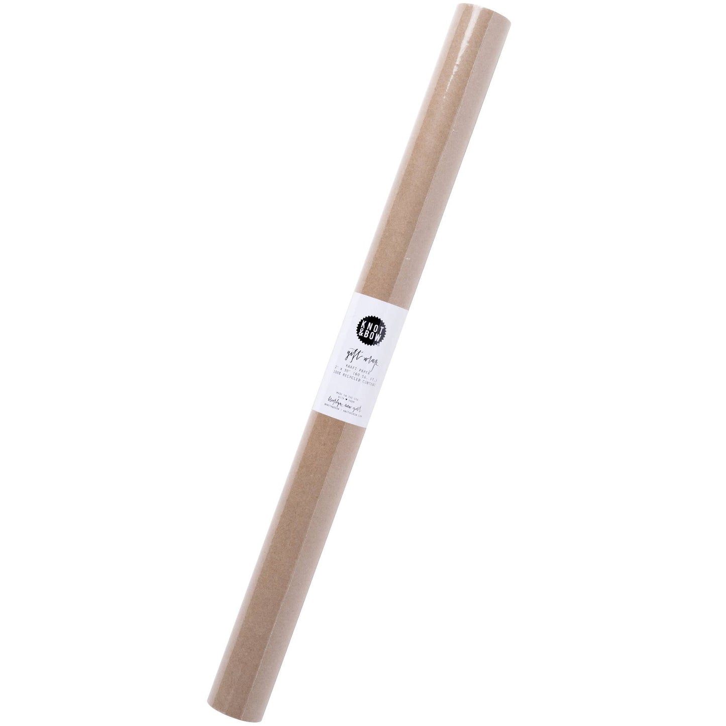 Knot & Bow • Recycled Kraft Wrapping Paper