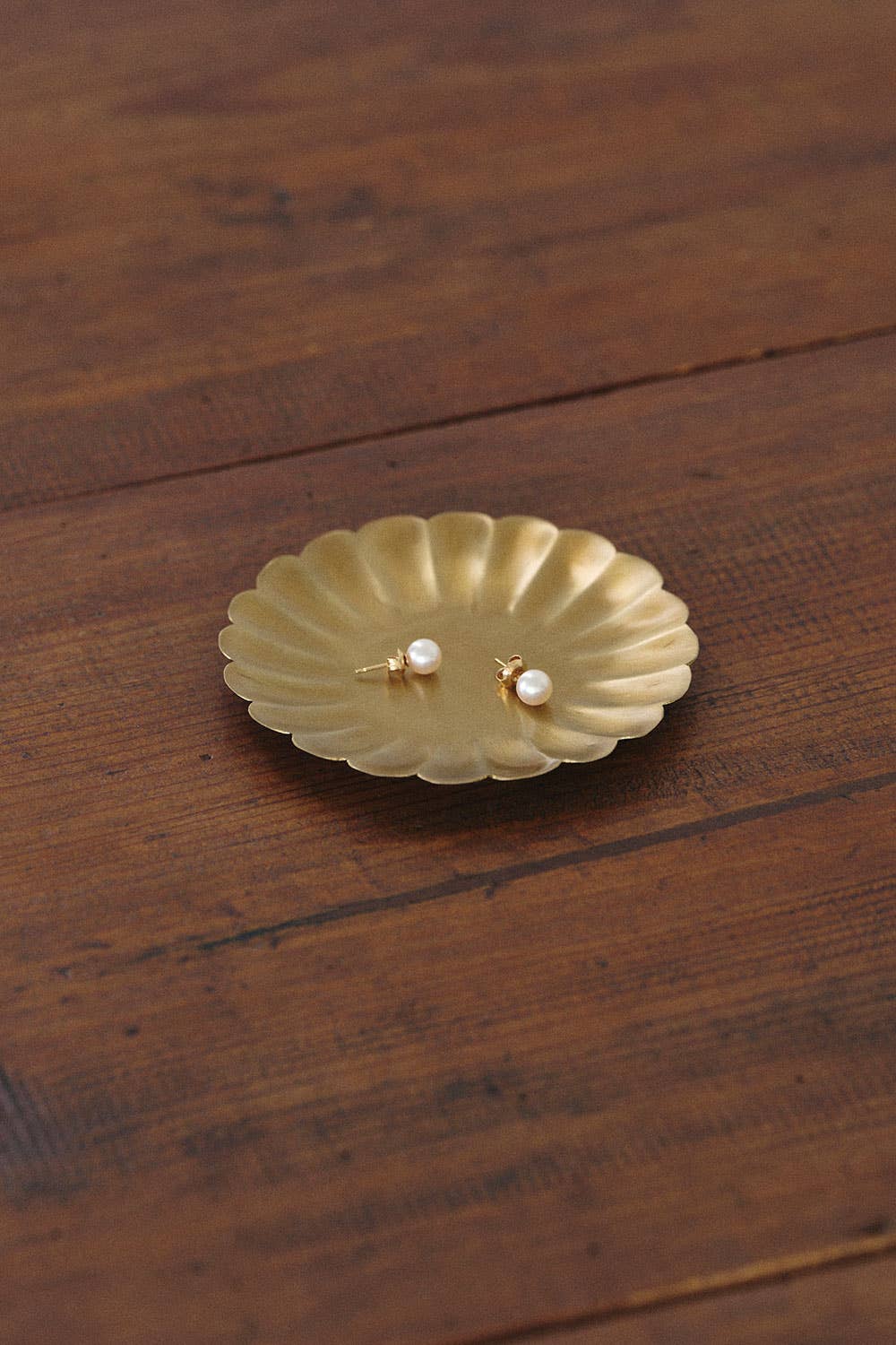 Fog Linen Work • Brass Plate - Petal