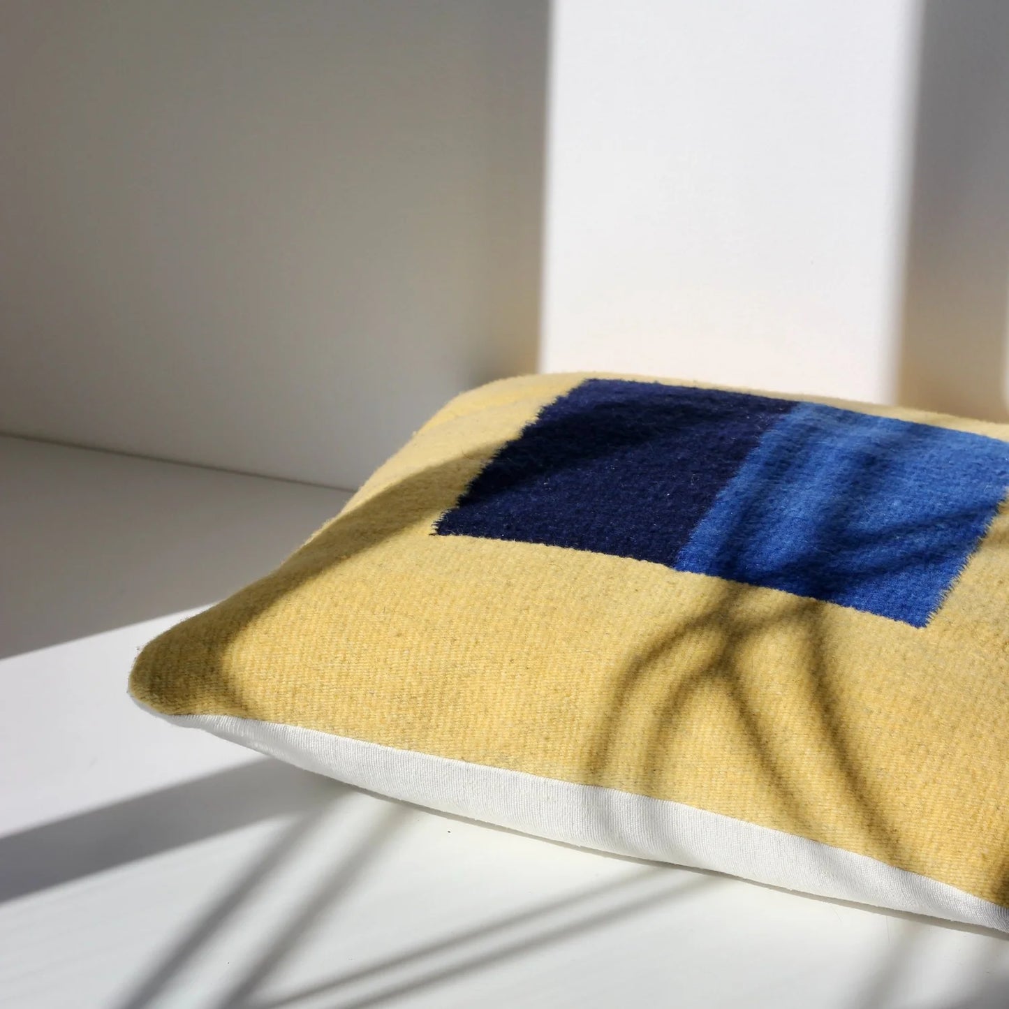 IATB • Pillow 05: Yellow + Blue