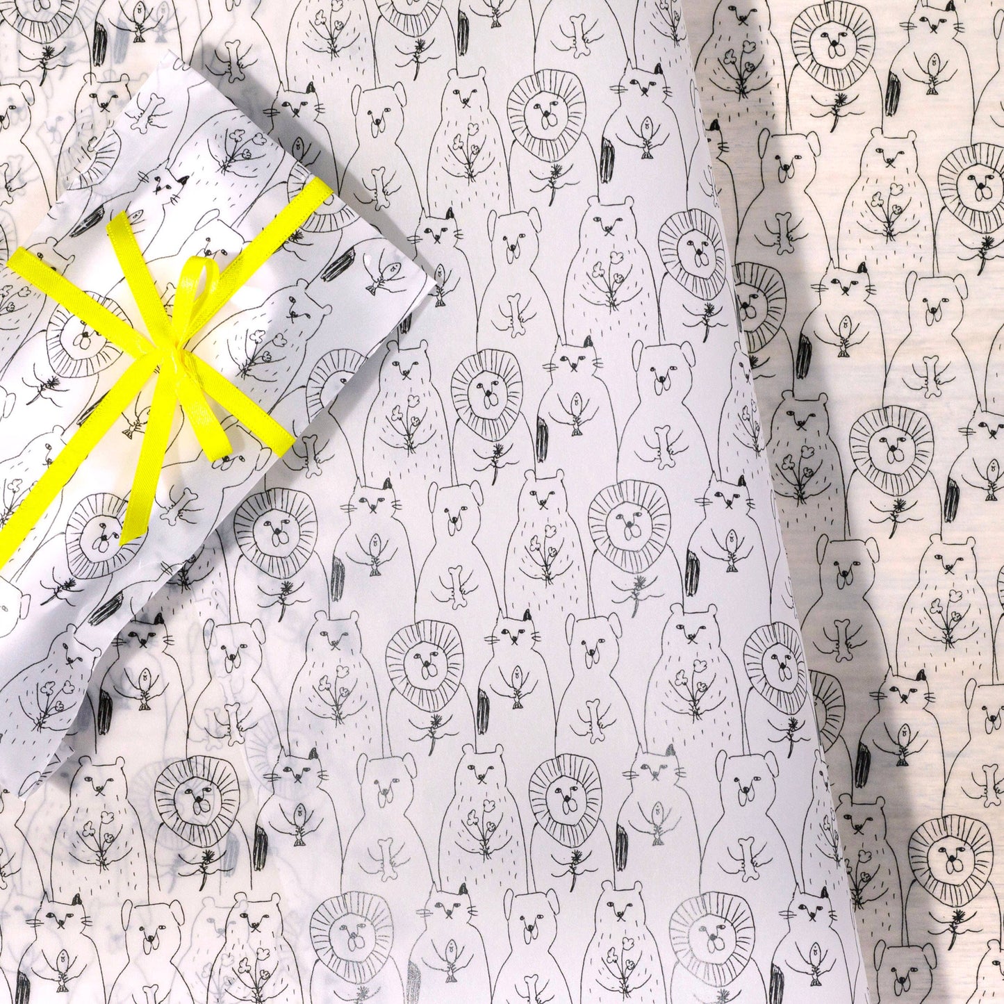 Regaro Papiro • Animals Tracing Wrap Paper