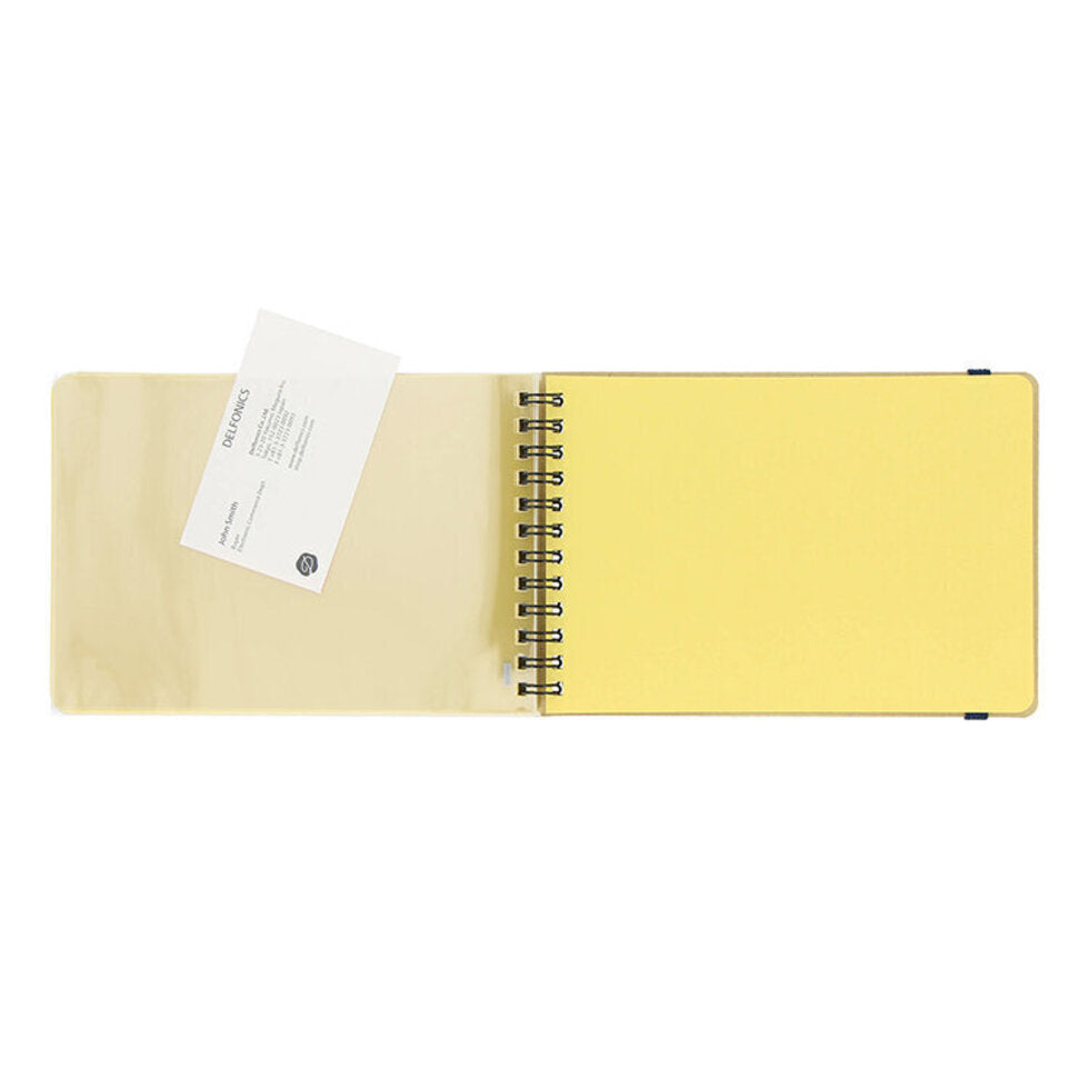 Rollbahn • Horizontal Spiral Notebook - yellow
