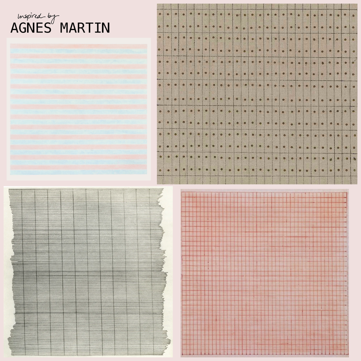 Approved Textiles • Visible Mending - Agnes Martin