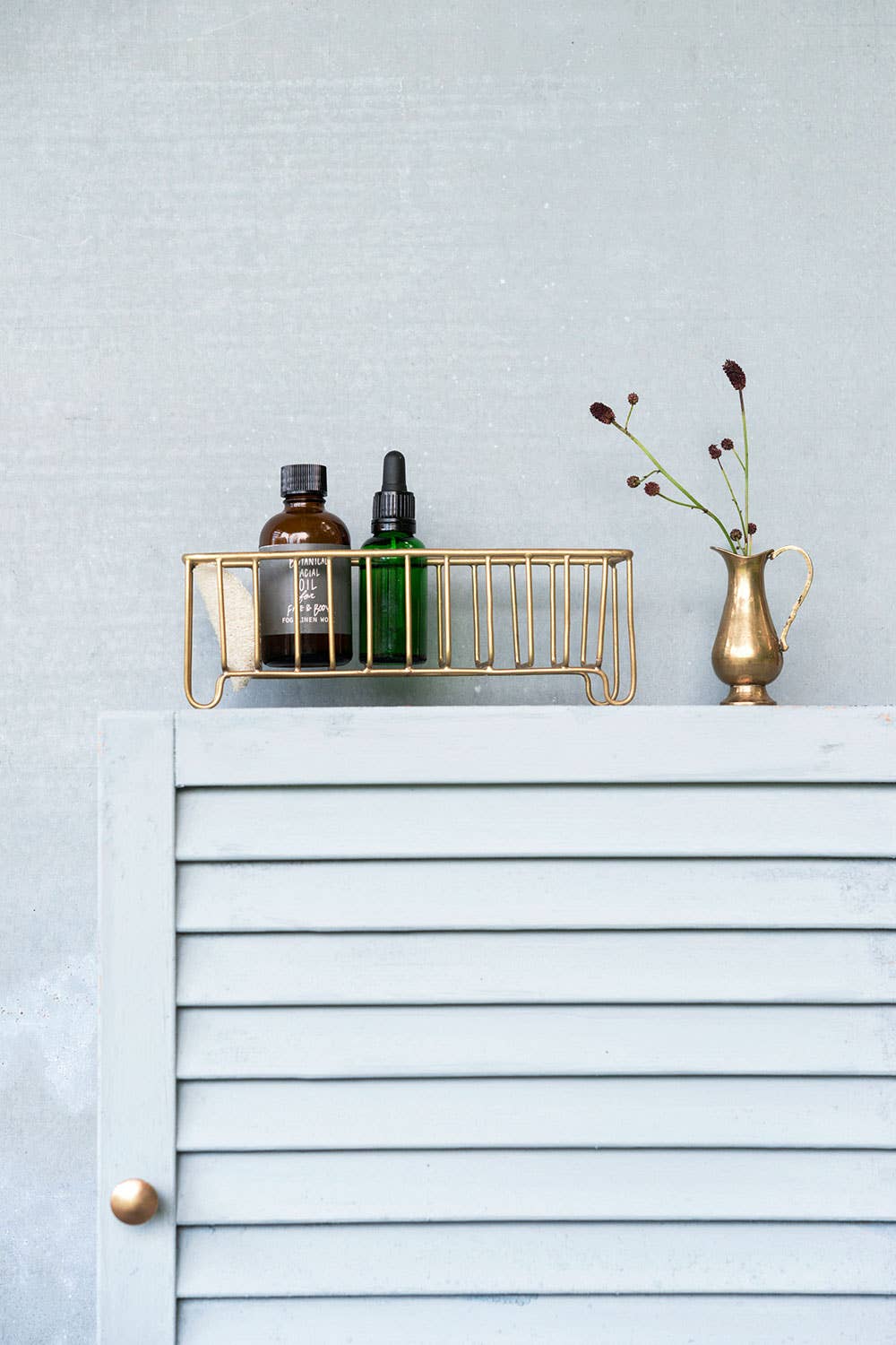 Fog Linen Work • Brass Wire Slender Basket