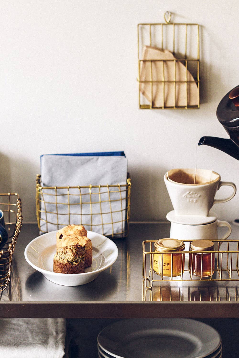 Fog Linen Work • Brass Paper Holder