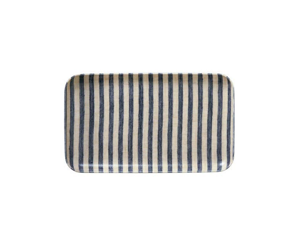 Fog Linen Work • Linen Tray - Stripe