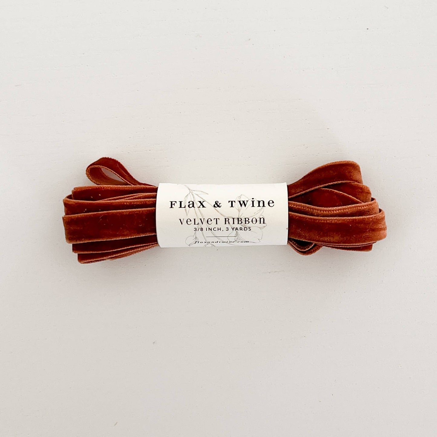 Flax & Twine • Velvet Ribbon (6 colors)