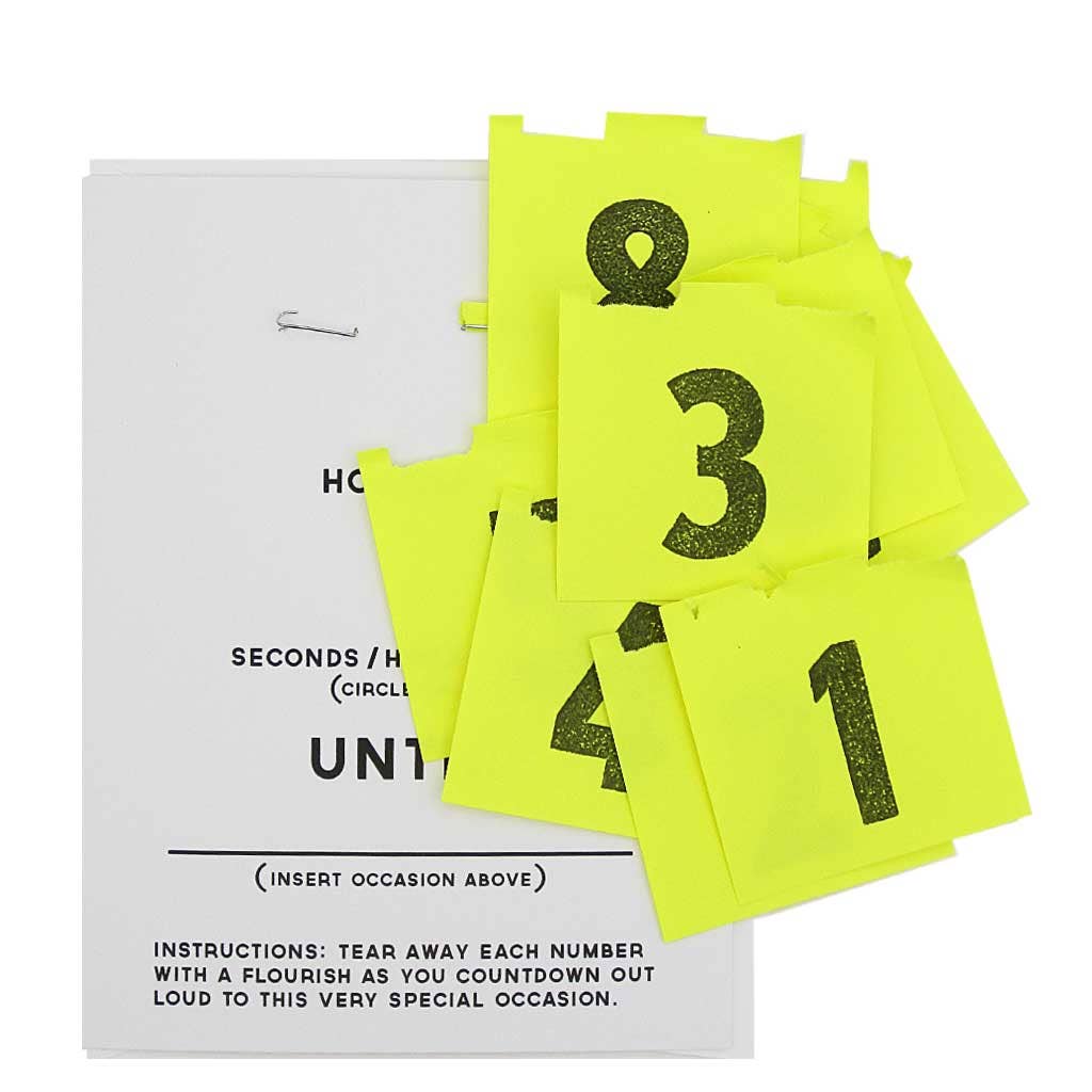 The Regional Assembly of Text • DIY Countdown
