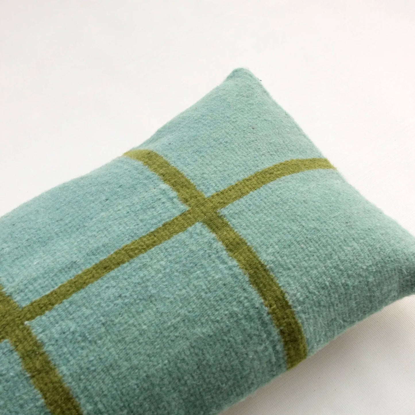 IATB • Pillow 07: Jade + Olive