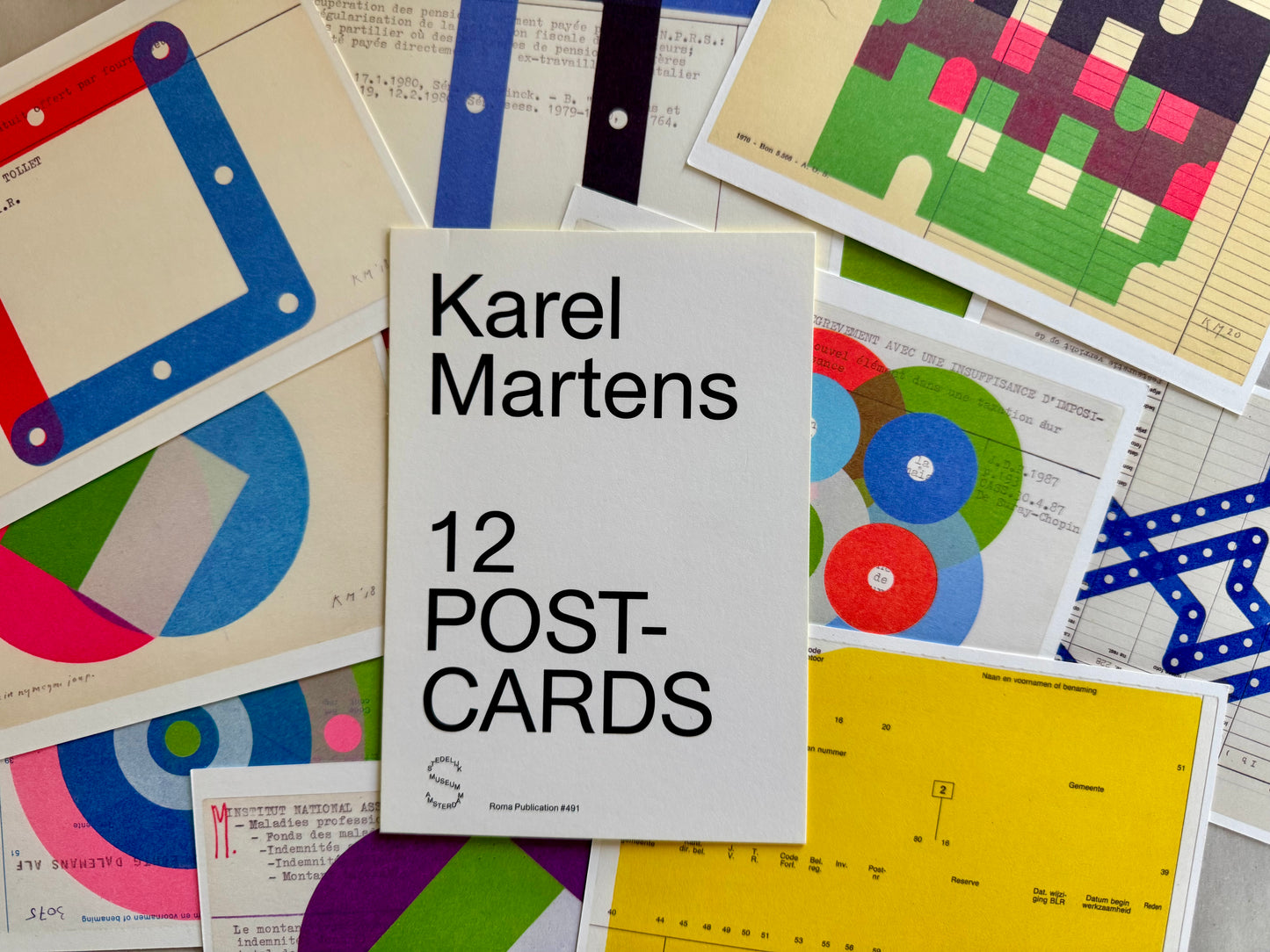 Karel Martens • 12 Postcard Set