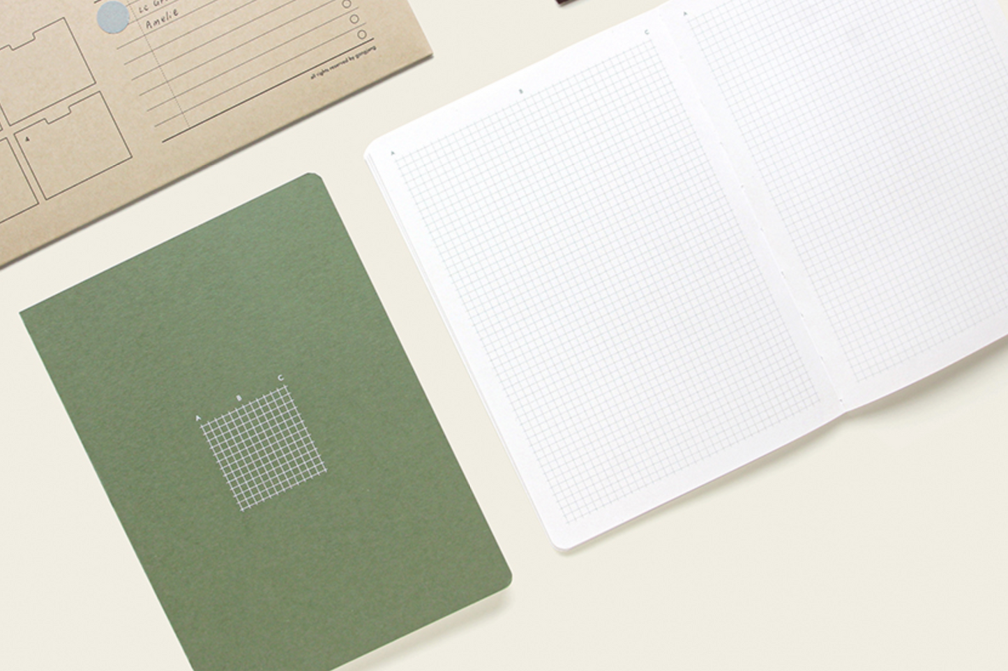 Gongjang • Edit Grid Note (2 colors)