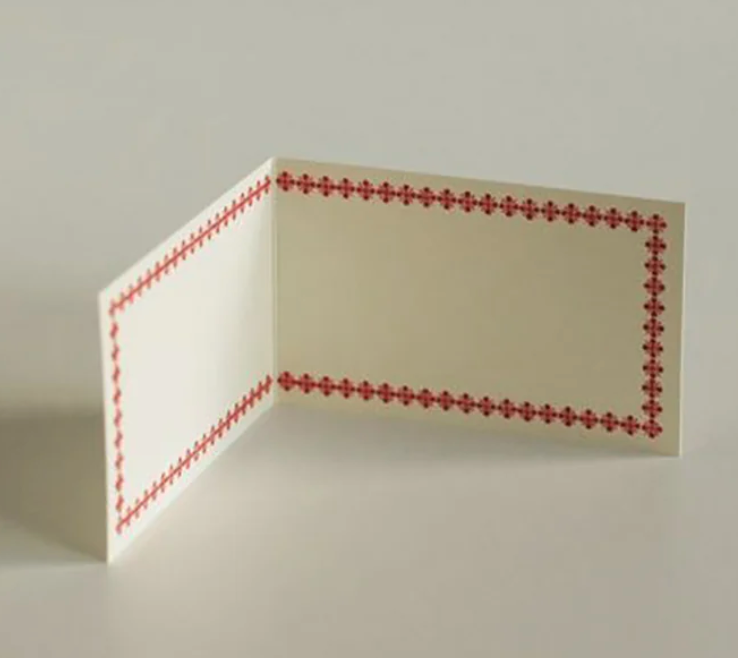 Classiky • Letterpress Folded Memo Card