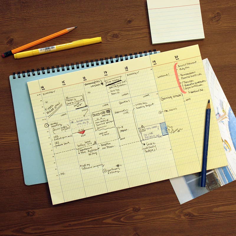 Paperways • Weekly Organizer Desk Pad