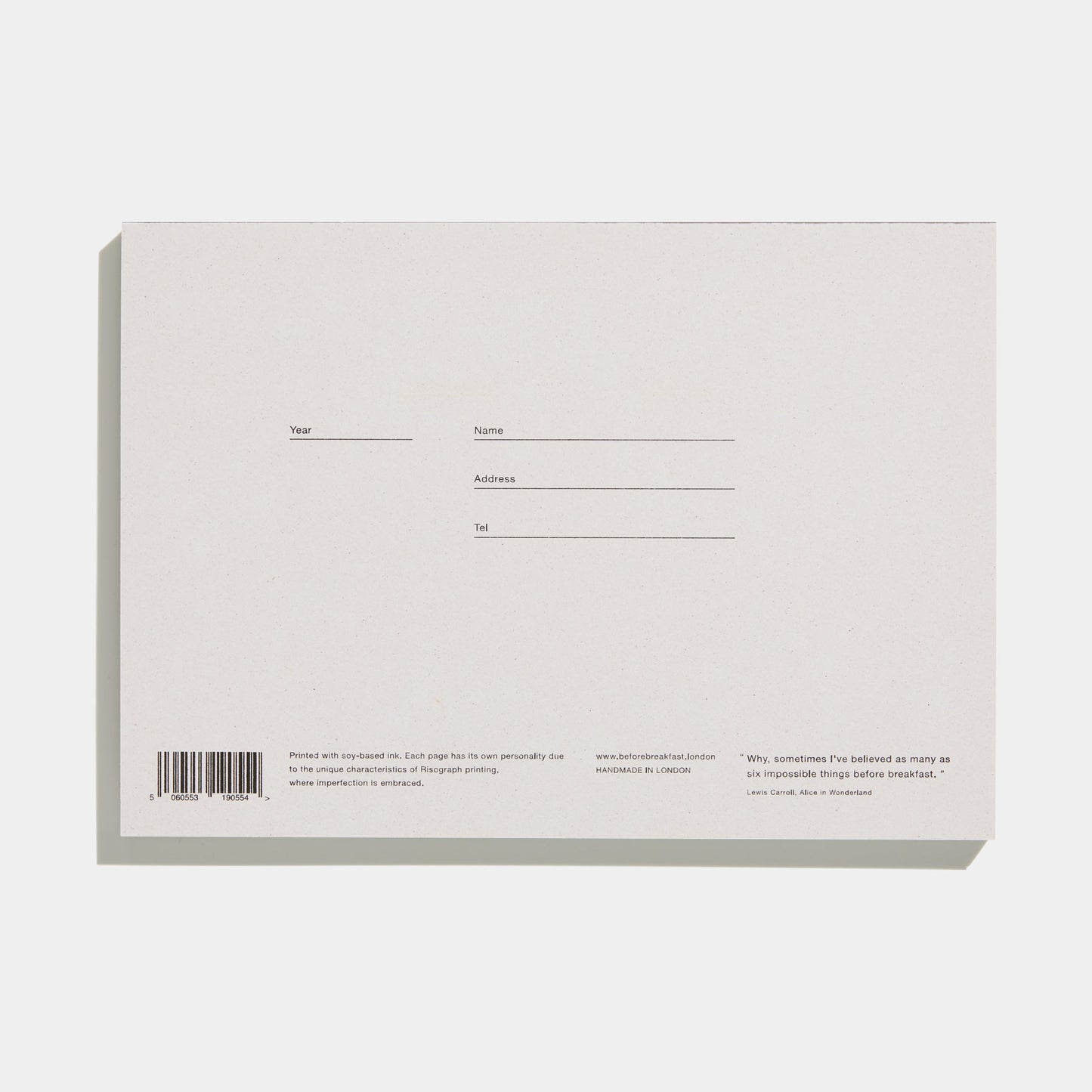 Before Breakfast • Desktop Notepad