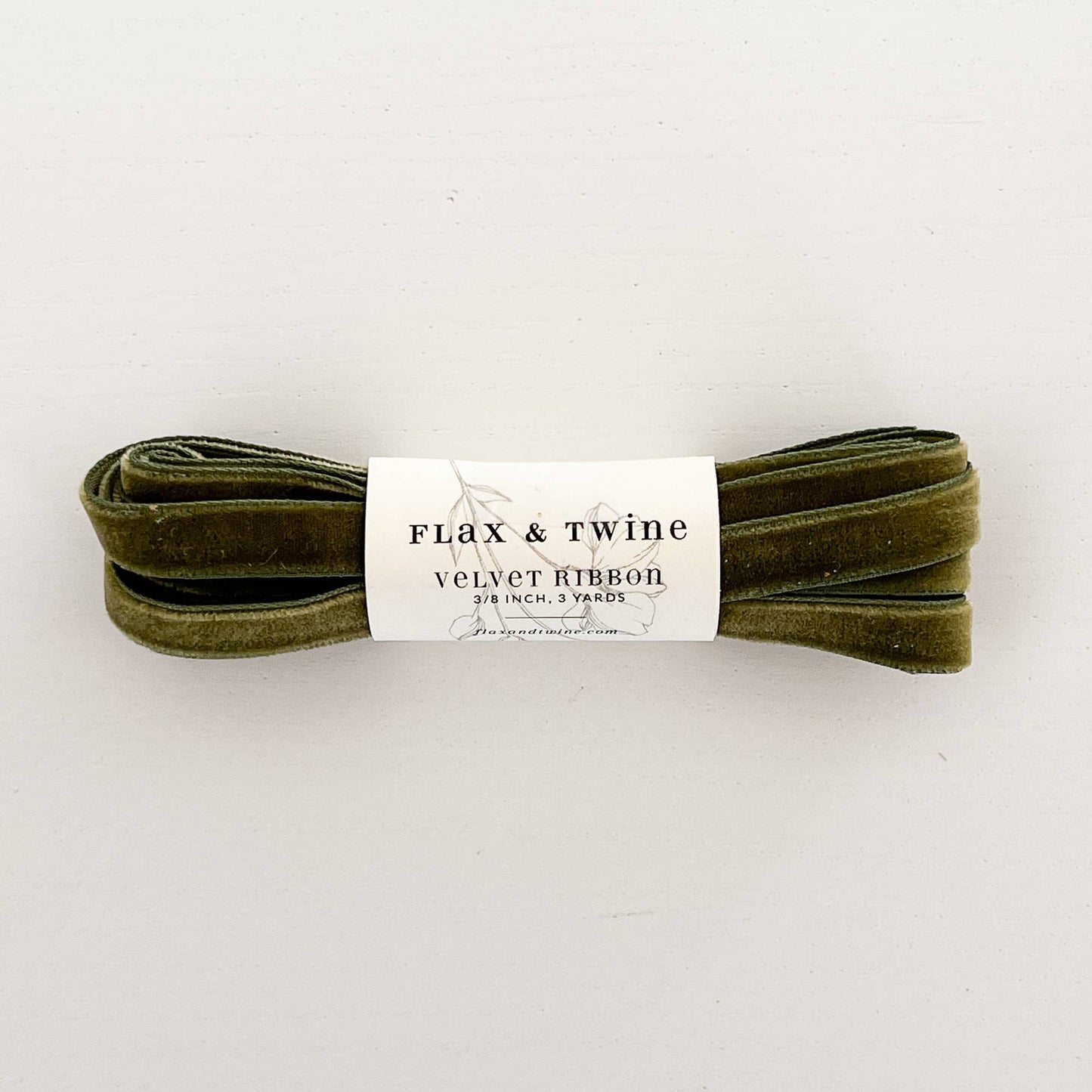 Flax & Twine • Velvet Ribbon (6 colors)