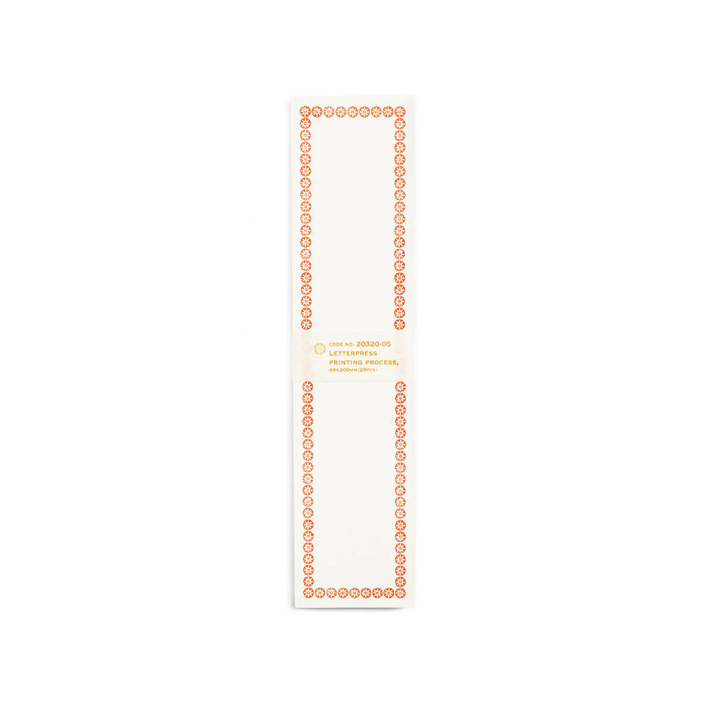 Classiky • Letterpress Folded Memo Card