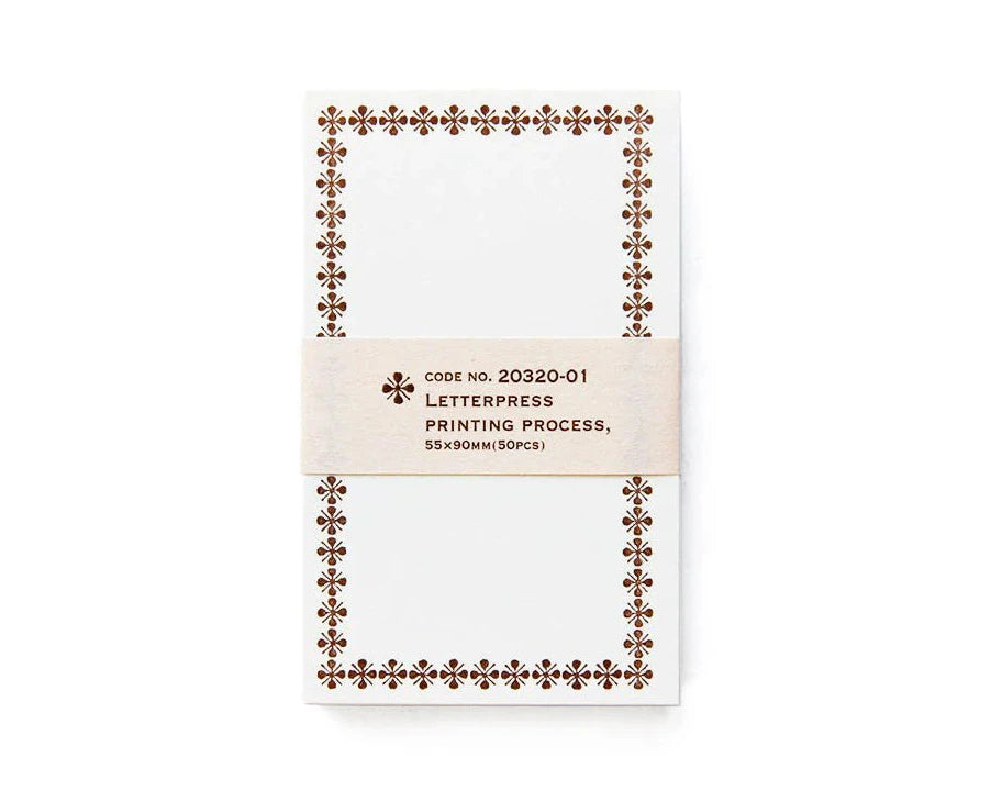 Classiky • Letterpress Cards - Brown