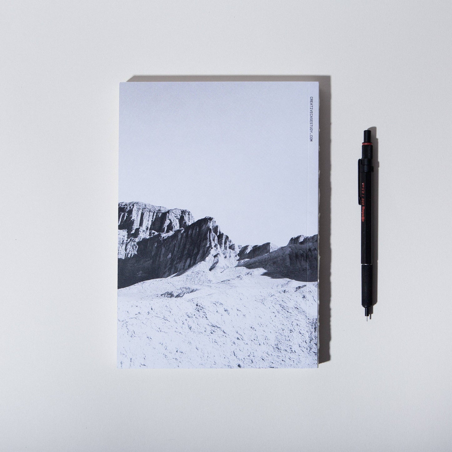 Case Study • Layflat Notebook - Desert