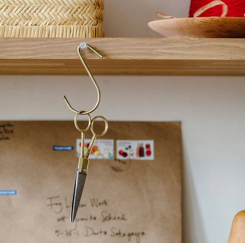 Fog Linen Work • Brass Handle Scissors (S)