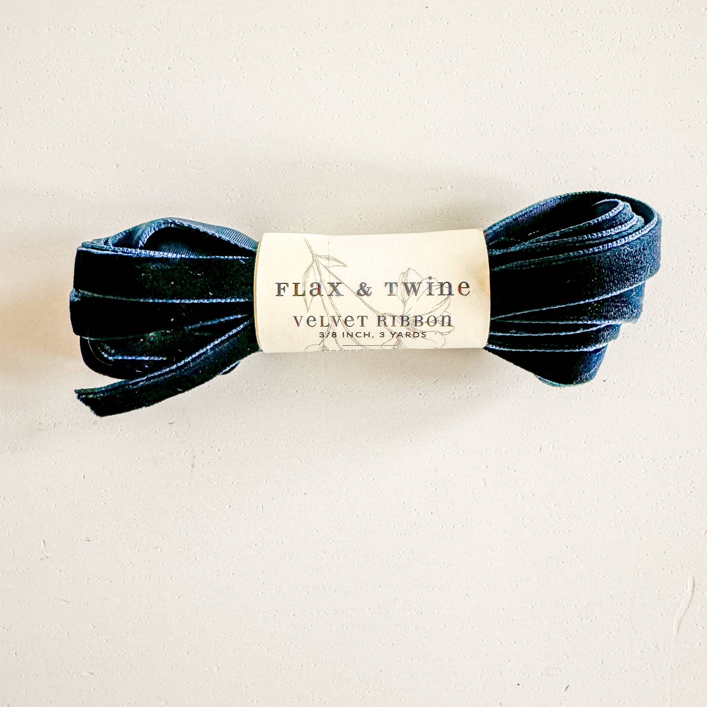 Flax & Twine • Velvet Ribbon (6 colors)