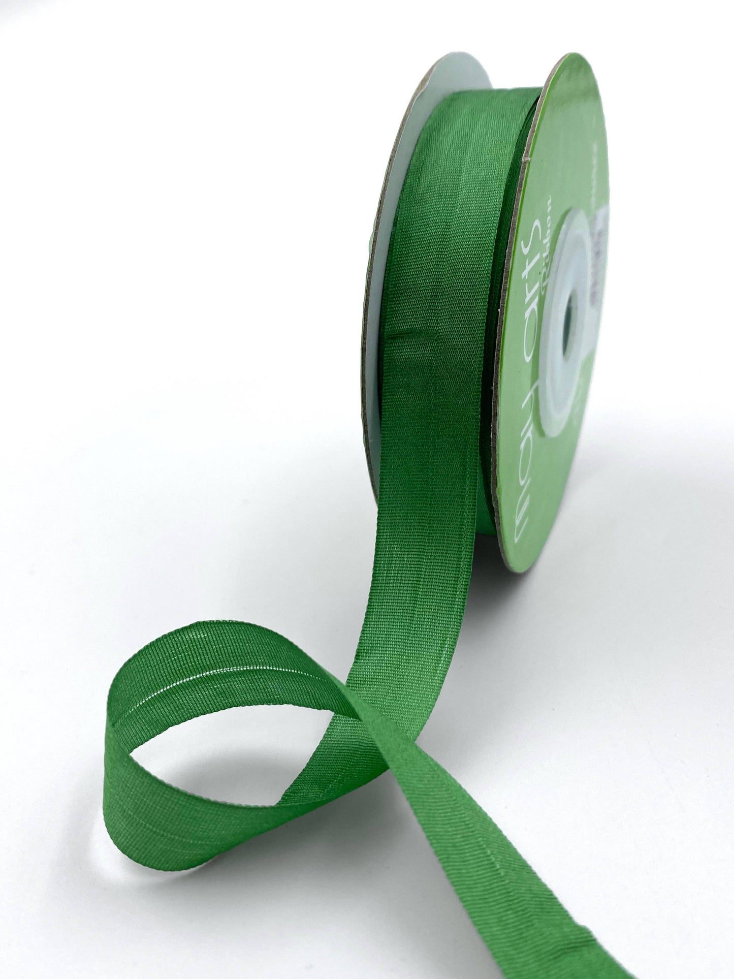May Arts • 1/2" Hand-Dyed Silk Ribbon - Green