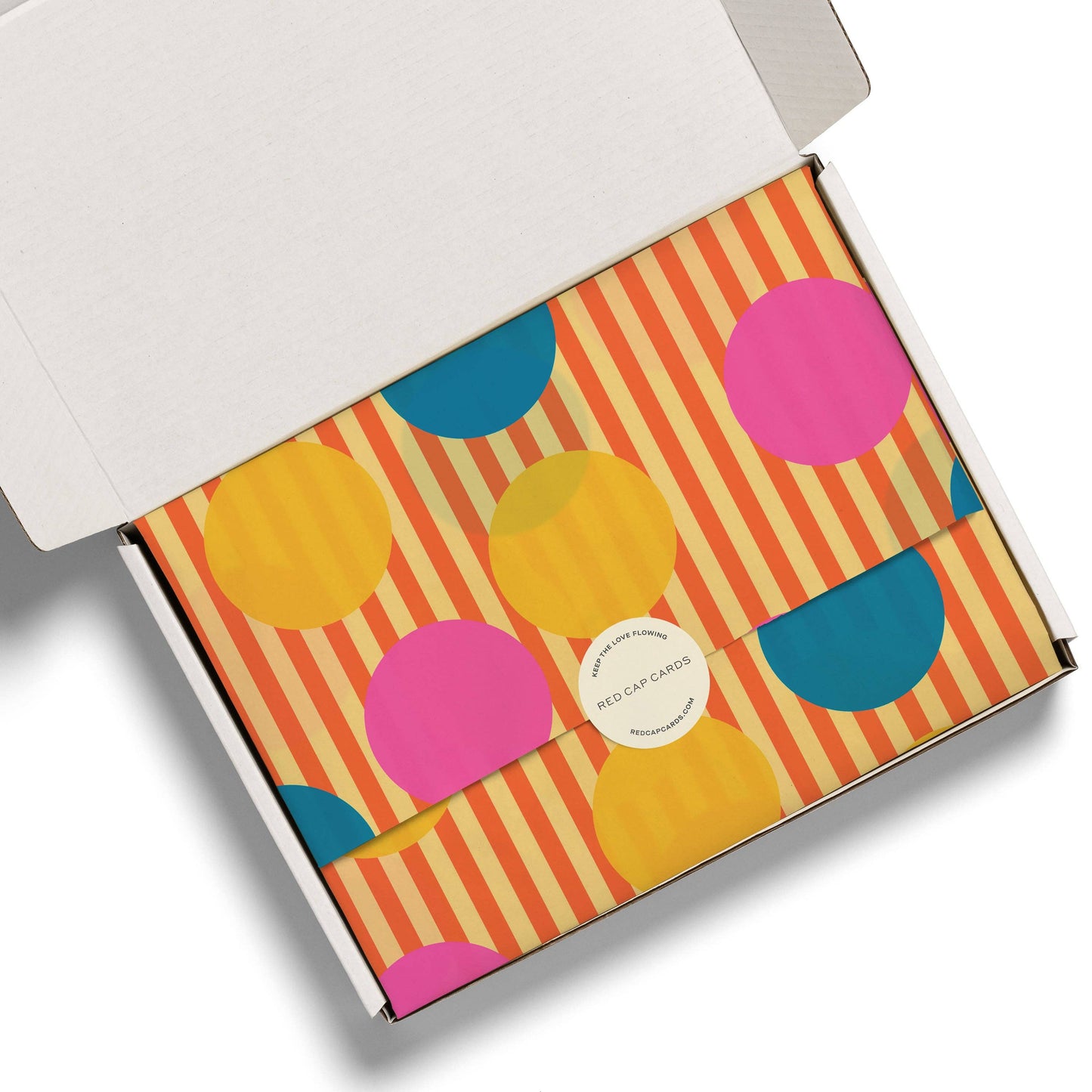 Red Cap Cards • Polka Dots Tissue Paper