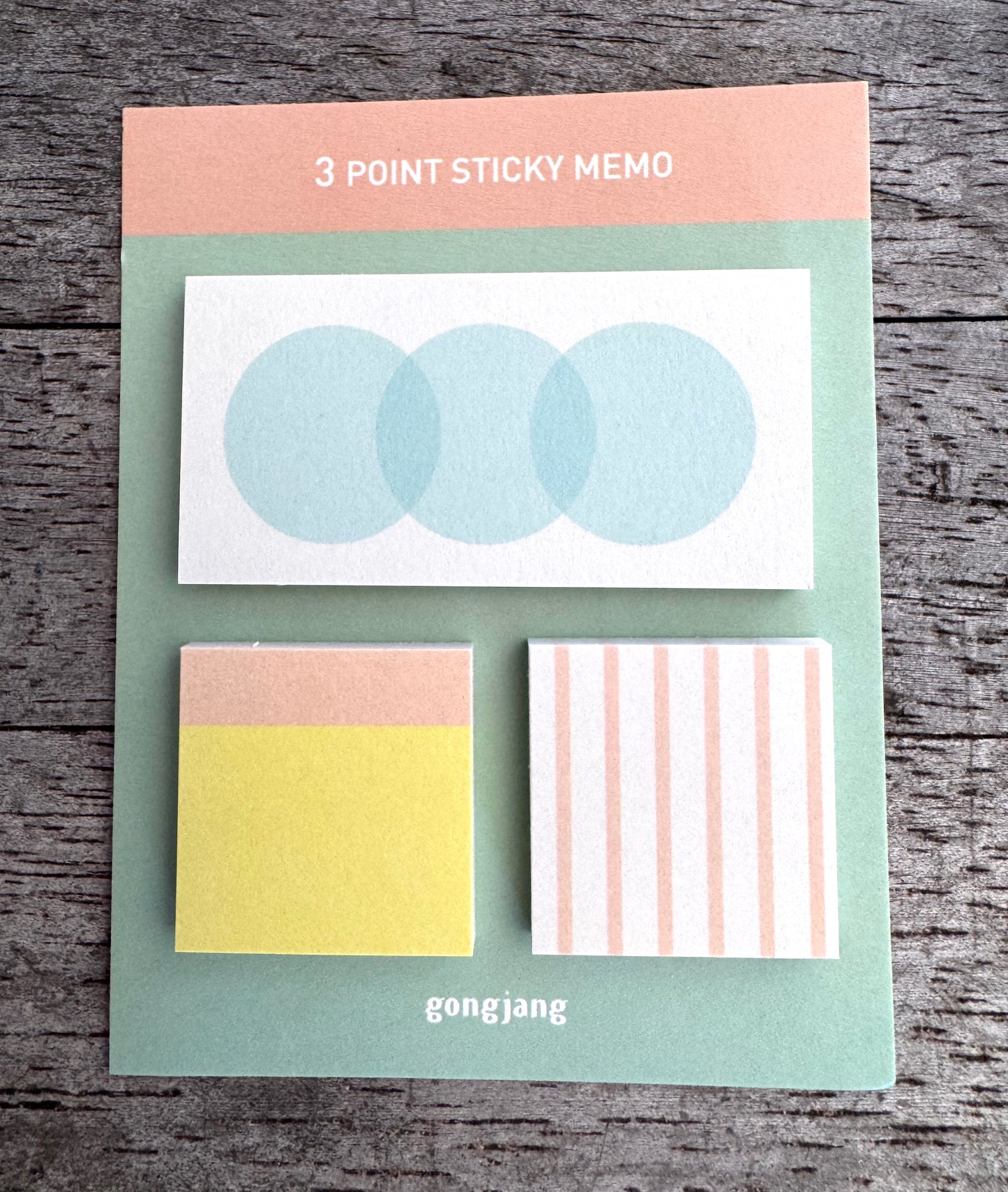 Gongjang • 3 Point Sticky Note - Powder Green