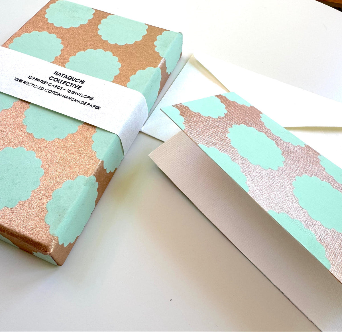 Hataguchi Collective • Greeting Card Set - Biscuit Matcha