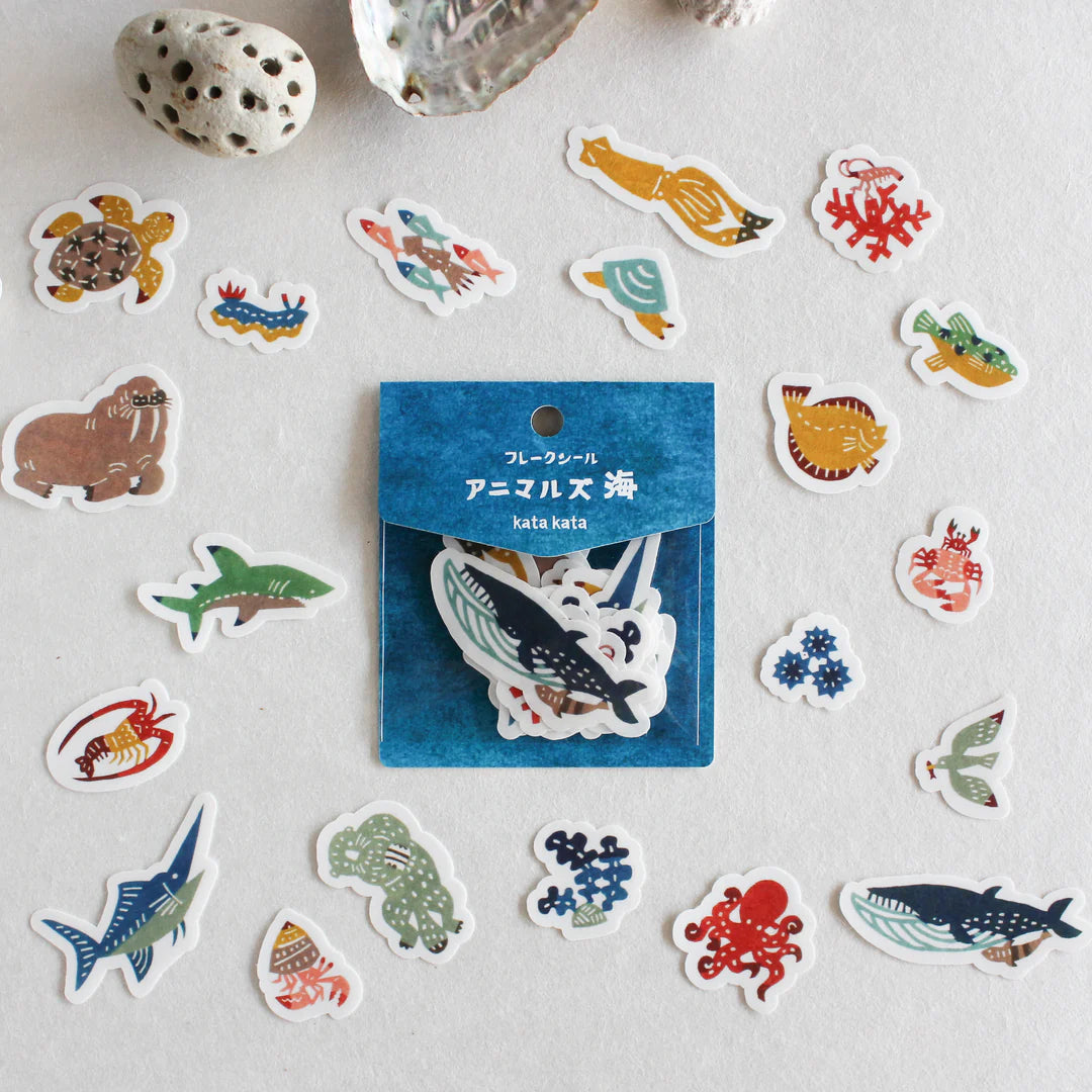 Kata Kata • Flake Stickers - Sea Creatures