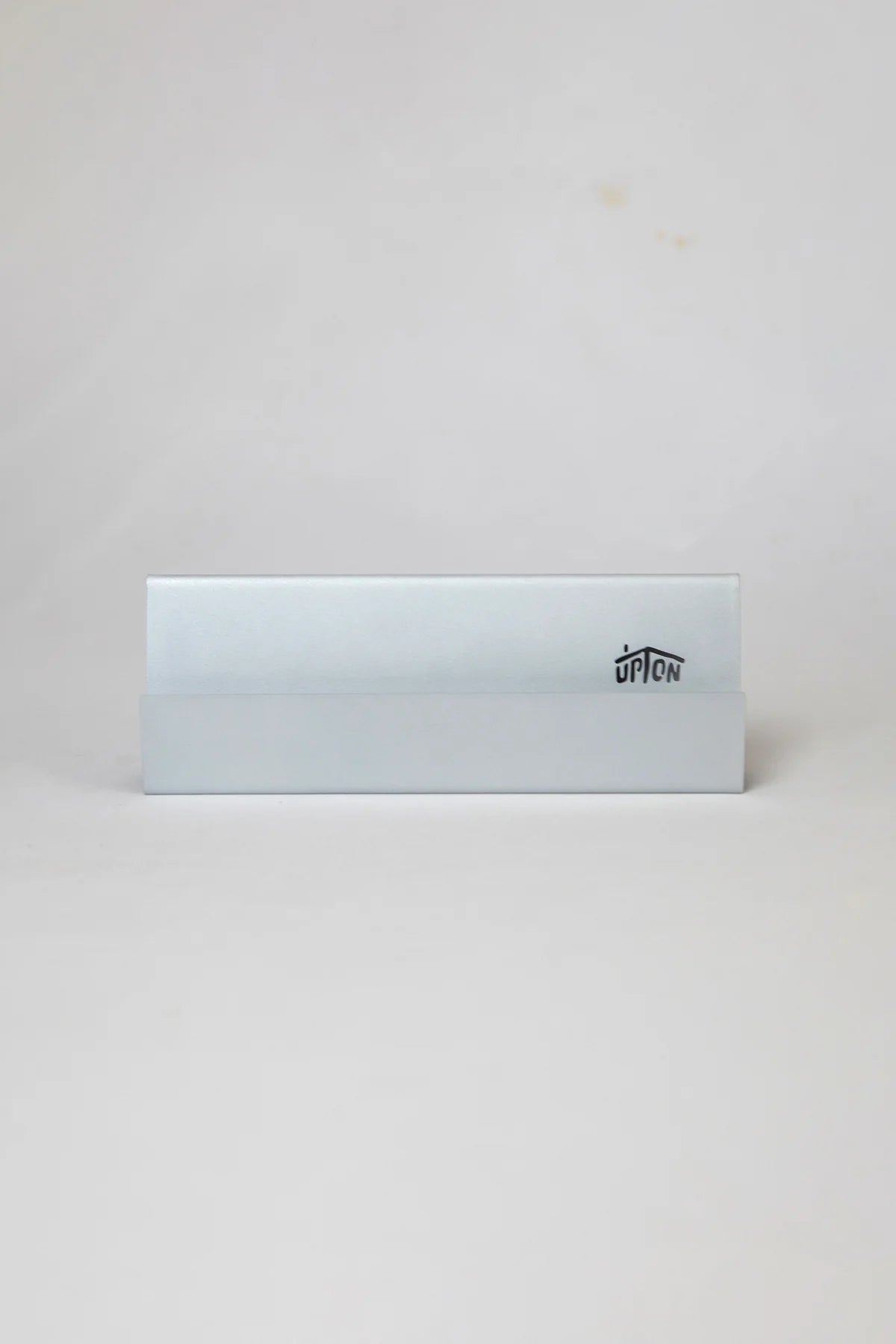 Upton • Now Playing Stand - Matte Silver