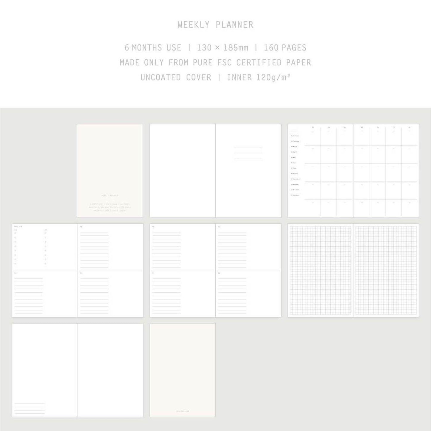 Trolls Paper • Undated Weekly Planner