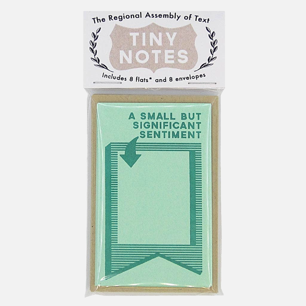 The Regional Assembly of Text • Tiny Notes