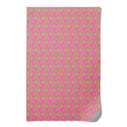 Red Cap Cards • Neon Doves Wrapping Paper