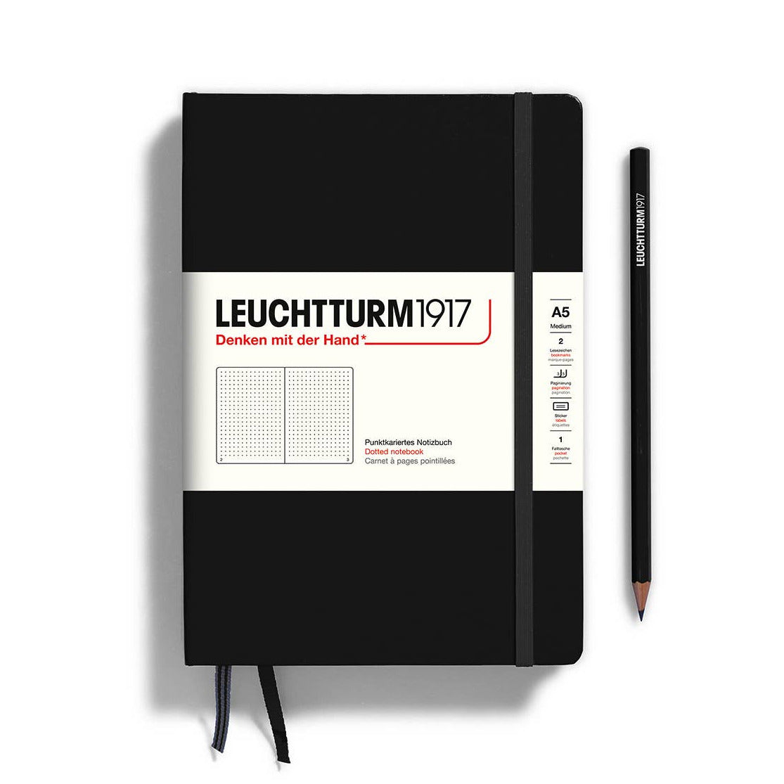 Leuchtturm1917 • A5 Notebook - Black