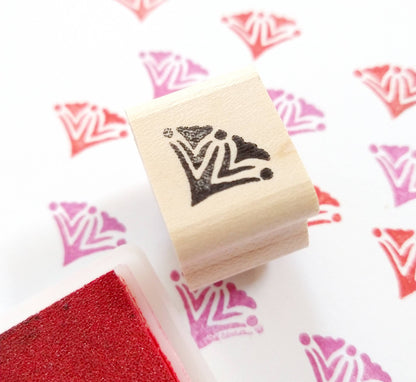 Peppercorn Paper • Double Flower Stamp