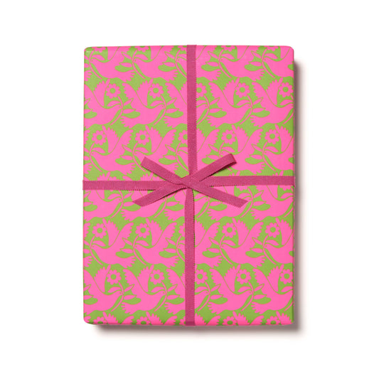 Red Cap Cards • Neon Doves Wrapping Paper