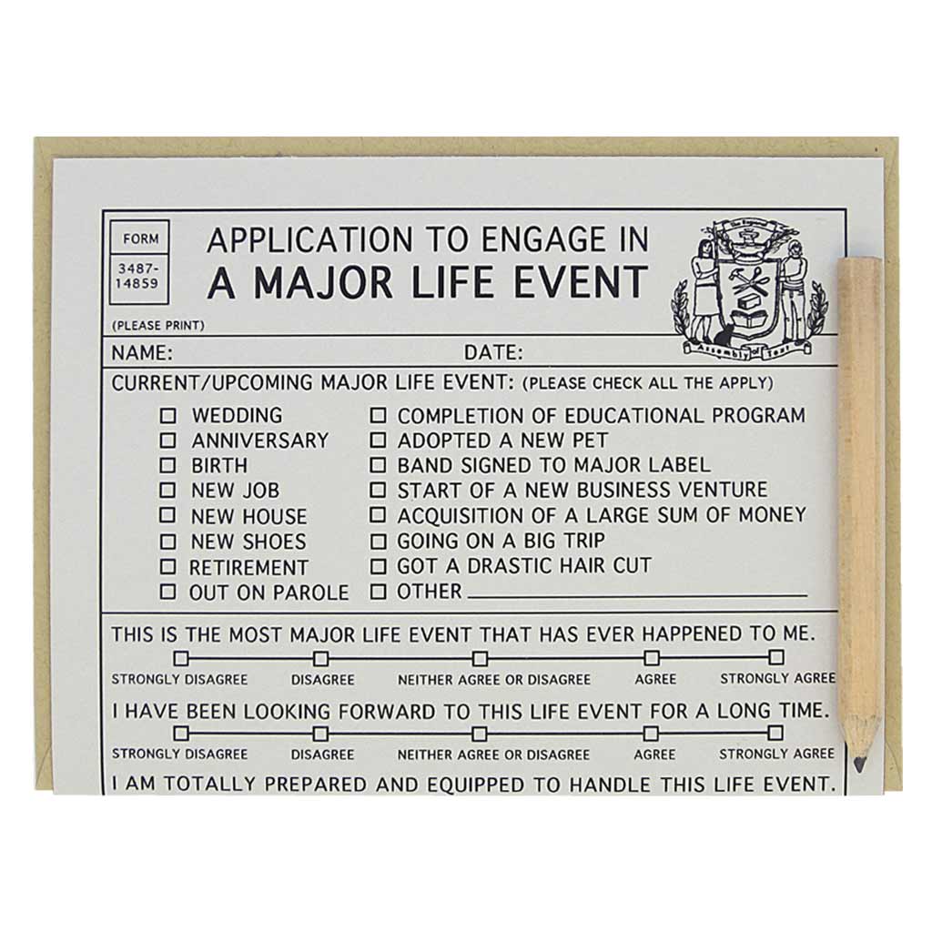 The Regional Assembly of Text • Life Event Application