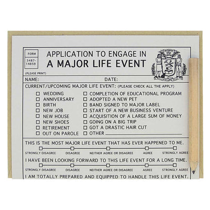 The Regional Assembly of Text • Life Event Application