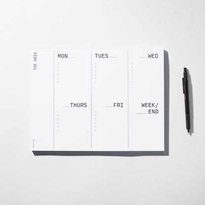 Case Study • Large Weekly Desk Planner