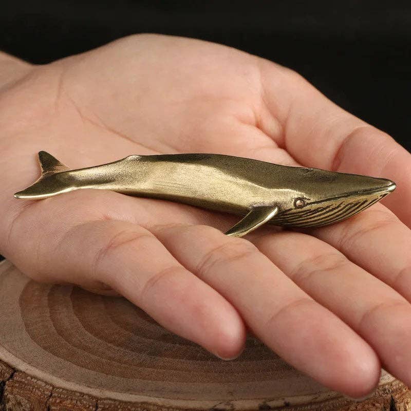 Kiyo Home • Copper Whale Paperweight