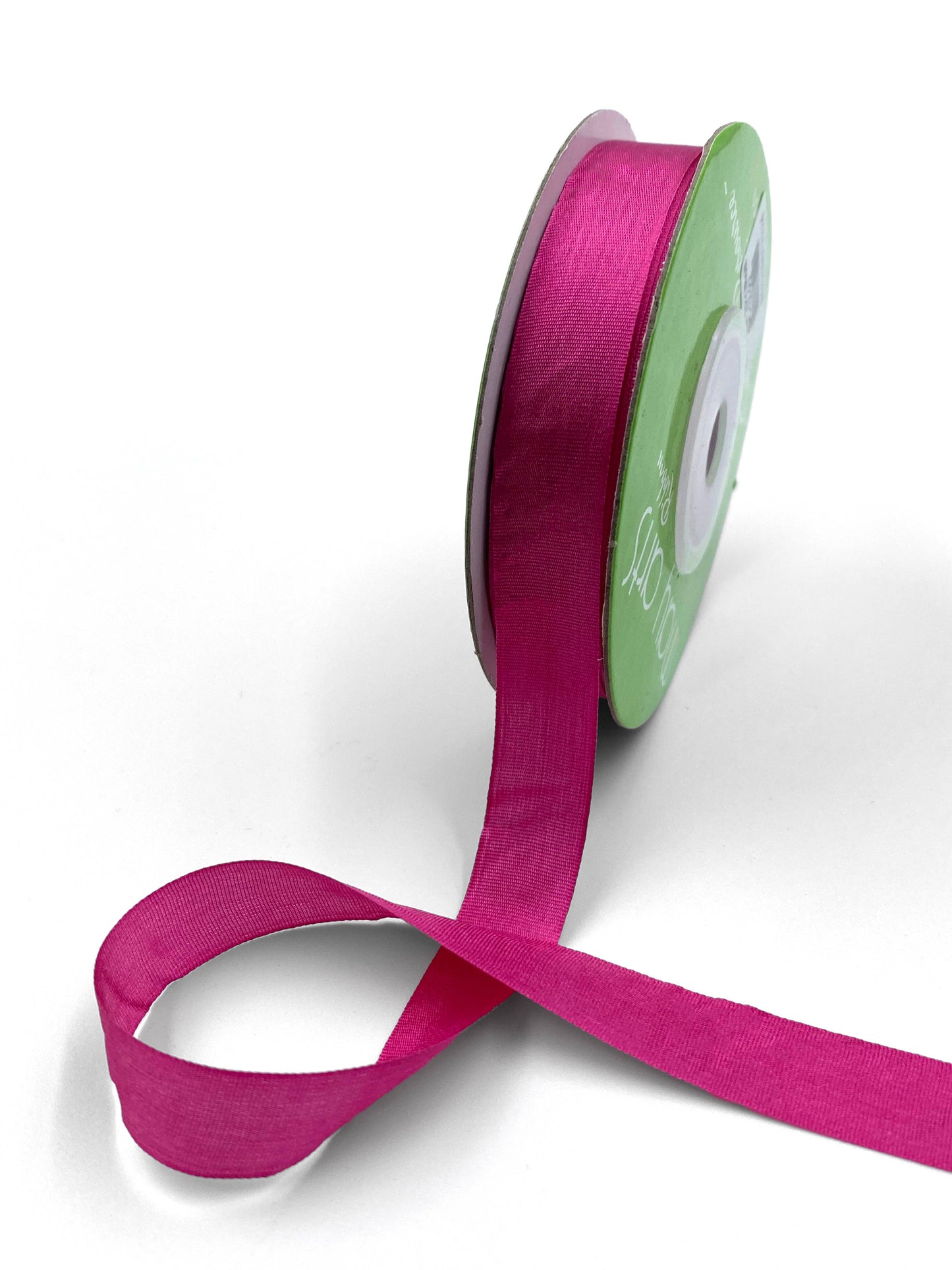 May Arts • 1/2" Hand-Dyed Silk Ribbon - Fuchsia