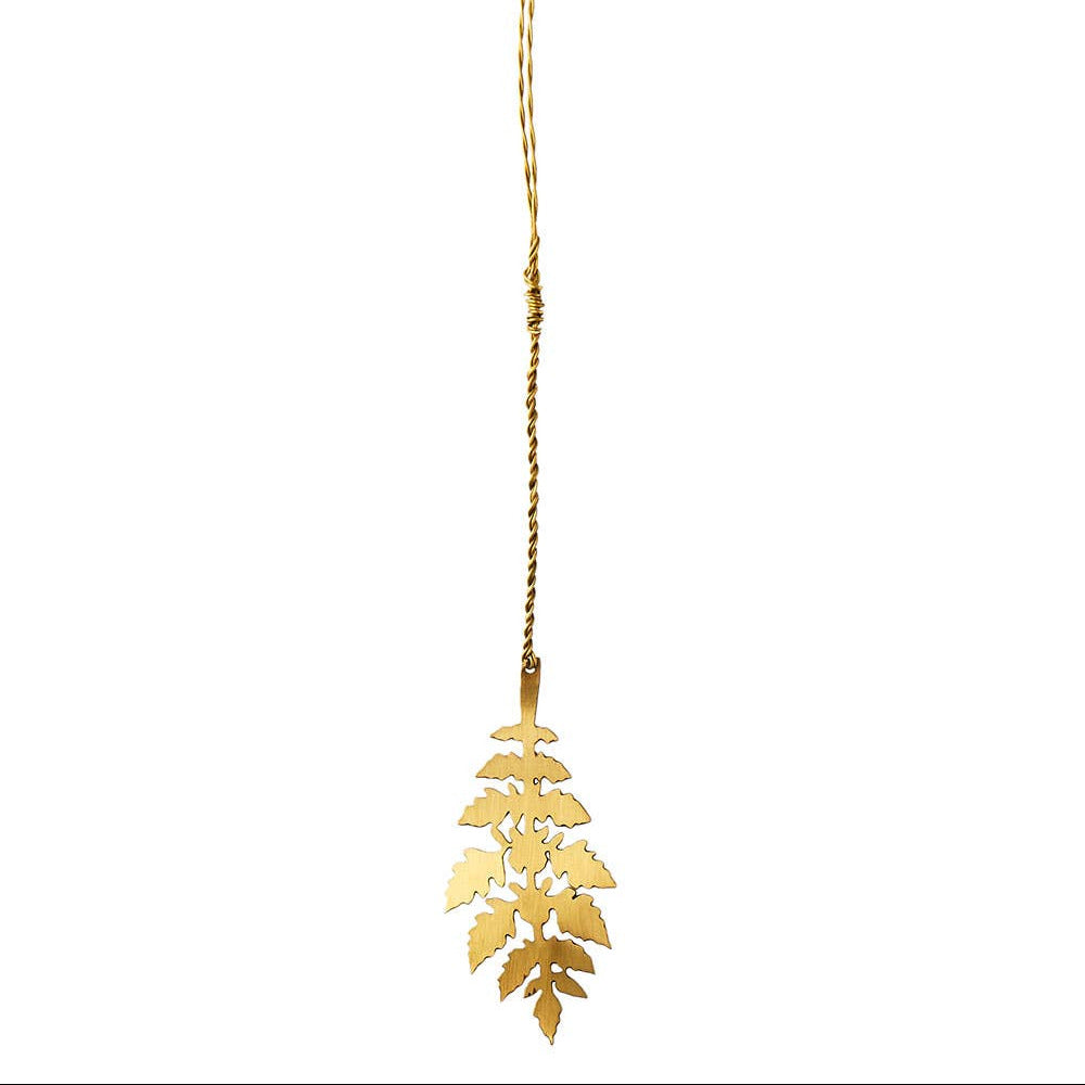 Fog Linen Work • Brass Leaf