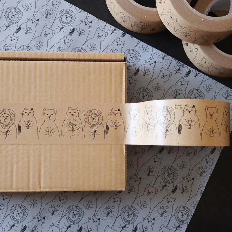Regaro Papiro • Animals Eco Packing Tape