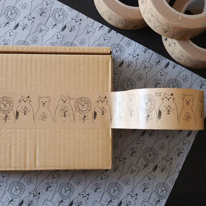 Regaro Papiro • Animals Eco Packing Tape