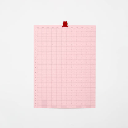 Case Study • 2027 Wall Calendar - Pink