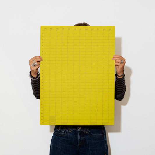 Case Study • 2027 Wall Calendar - Chartreuse